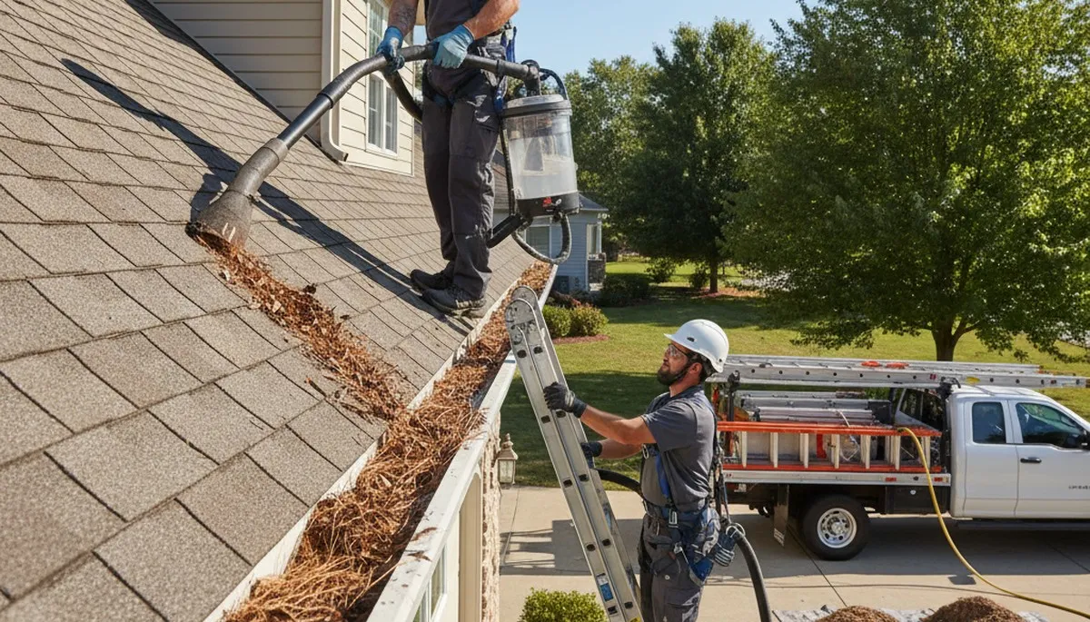 Columbus, OH siding contractor serving gutter cleaning and exterior maintenance services