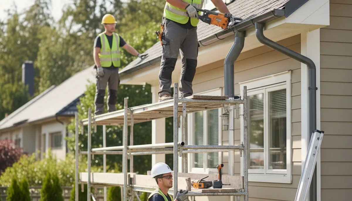 Gutter installation in Columbus, OH by FX Remodeling & Exteriors protects homes from water damage