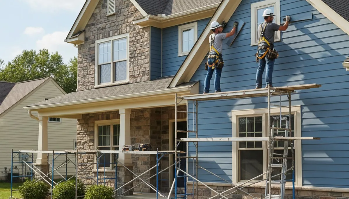 Siding contractor in Columbus, OH providing professional exterior siding installation services
