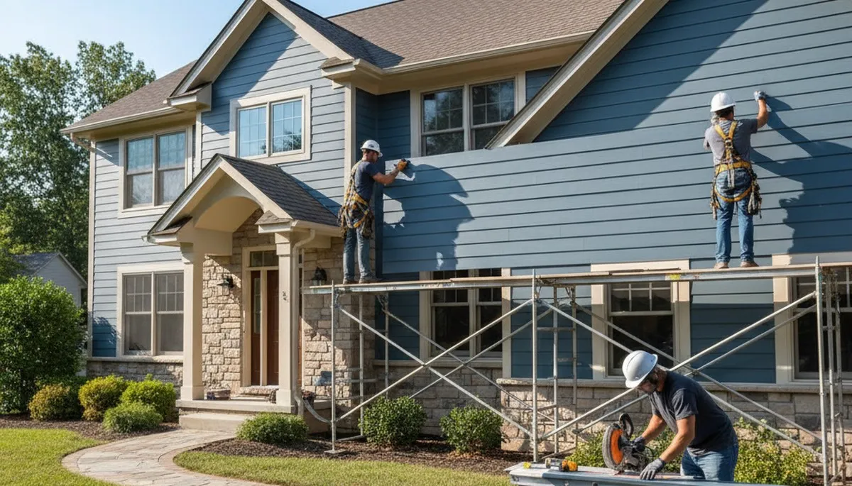 Siding contractors in Columbus, OH providing professional siding installation and replacement services