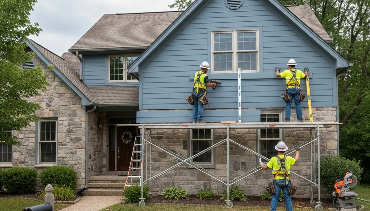 Siding contractors in Columbus, OH providing expert exterior siding installation and replacement services