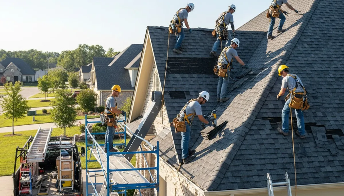 Columbus, OH siding contractor installing durable exterior siding for local homes