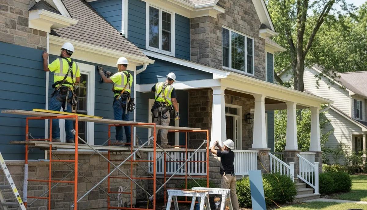 Siding contractor in Columbus, OH providing professional home siding installation and replacement